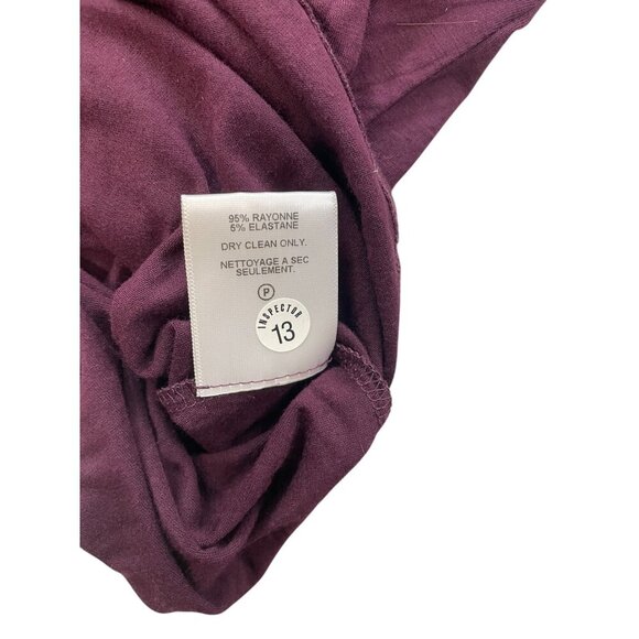 Velvet By Graham & Spencer Womens Embellished Sleeveless Top M - Plum Purple - Picture 8 of 8